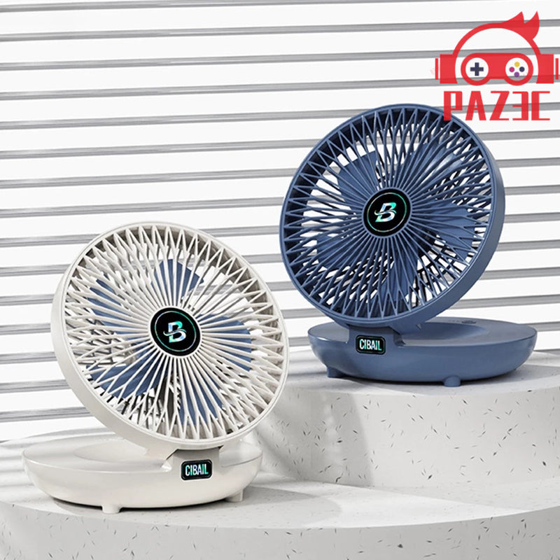 Ventilador De Parede Dobrável Recarregável Multifuncional para Cozinha FAVariedades