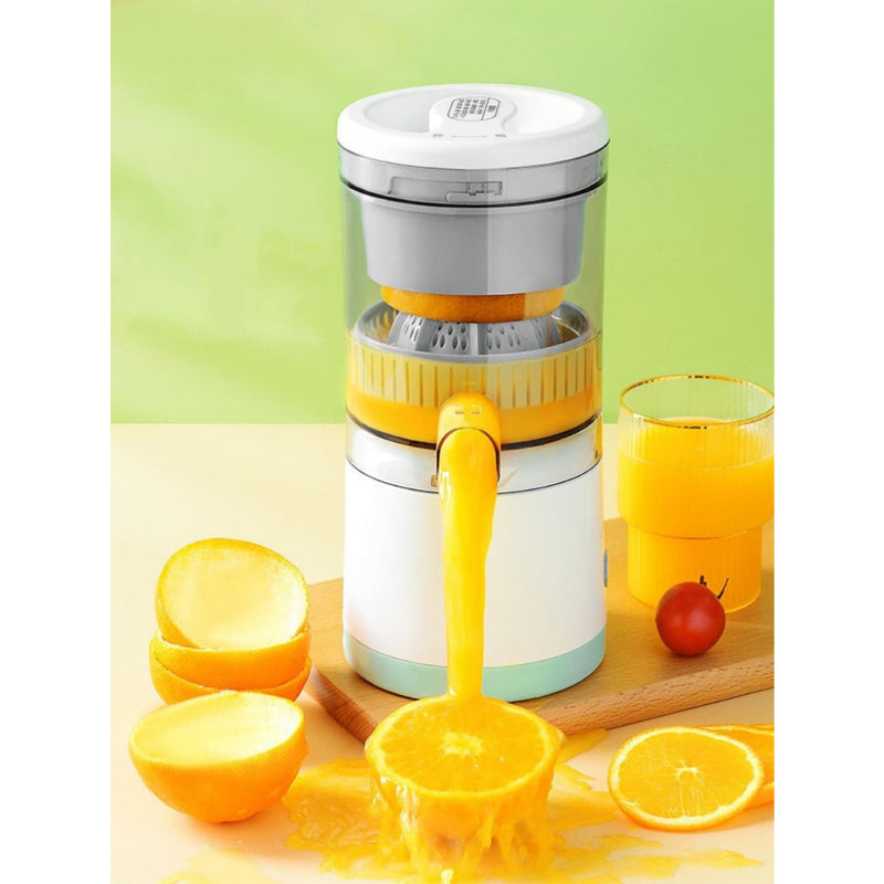 Espremedor Elétrico Laranja Limão Frutas 400ML P/ Fazer Sucos USB Recarregável Inox FAVariedades