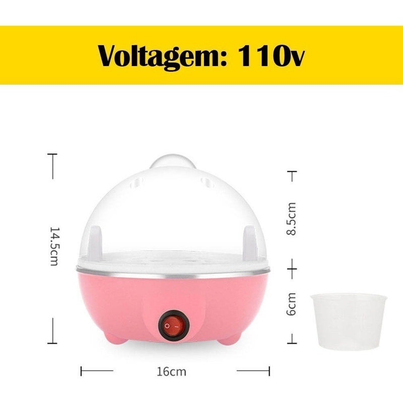 Elétrico Cozedor de Ovo Maquina De Cozinhar Ovos A Vapor Multifuncional Portátil Elétrico FAVariedades