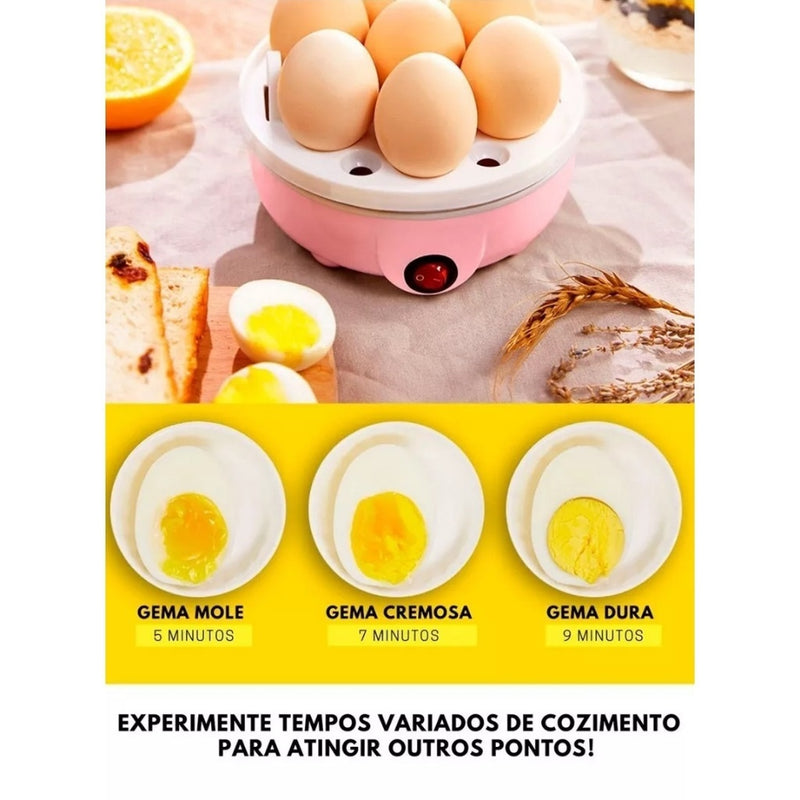 Elétrico Cozedor de Ovo Maquina De Cozinhar Ovos A Vapor Multifuncional Portátil Elétrico FAVariedades