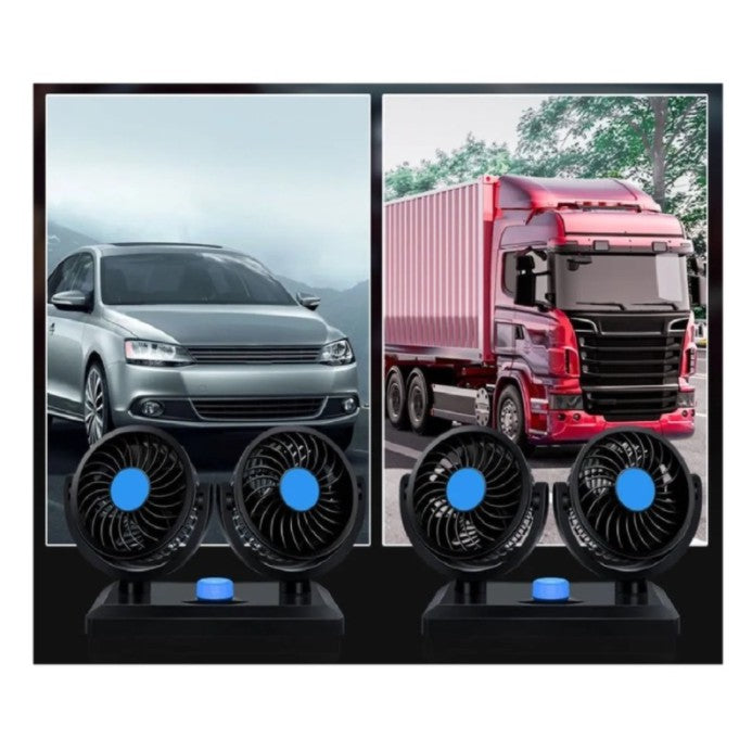 Ventilador Portátil Automotivo Carro Caminhão 12v Potente FAVariedades