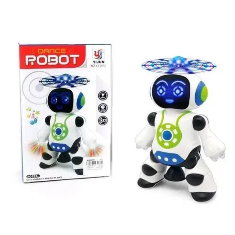 Brinquedo Infantil Robô dançante Com Som E Luz! shopee