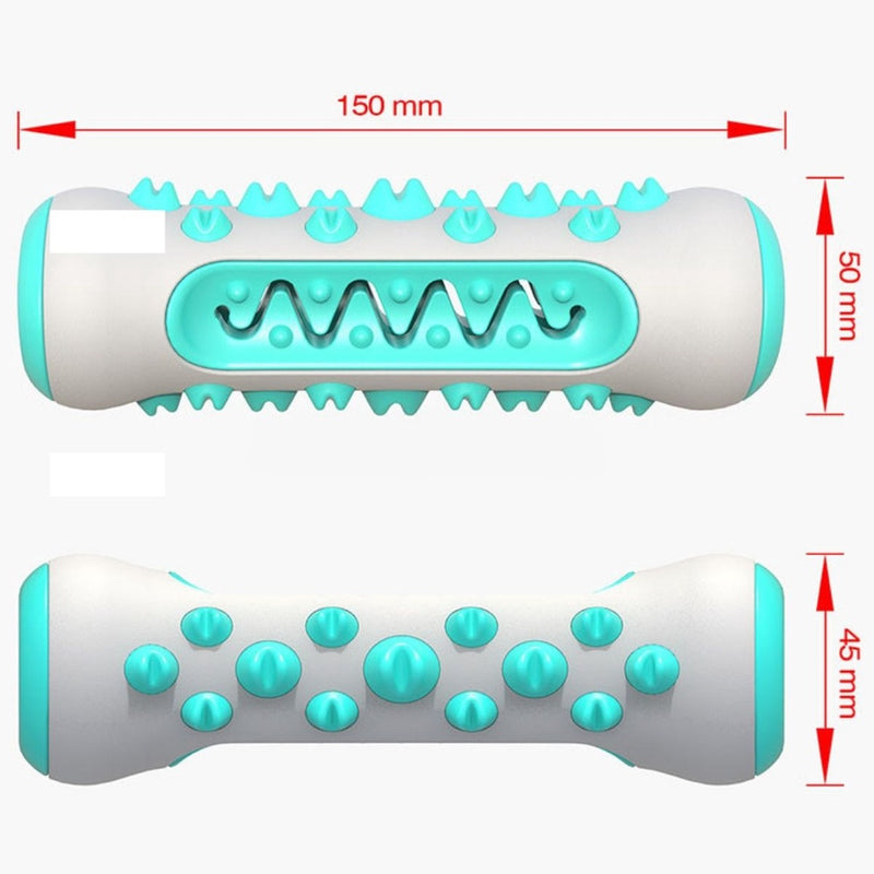 Brinquedo Pet 3x1 Mordedor Osso Massageador Gengiva Removedor Tártaros Escova de Dente Para Cachorro Cão Pets FAVariedades