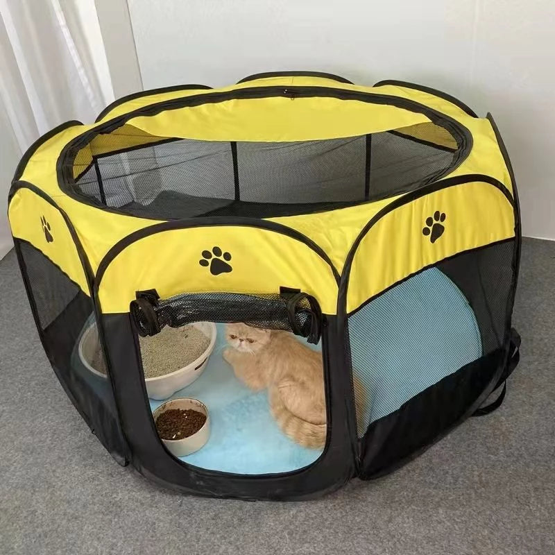 Casinha de cachorro grande para cachorros gatos pets roedores com zíper dobrável portátil. shopee