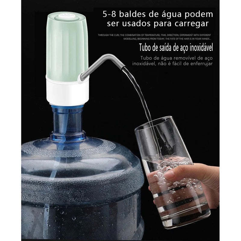 Bomba Elétrica De Galão/Garrafão de Água USB shopee