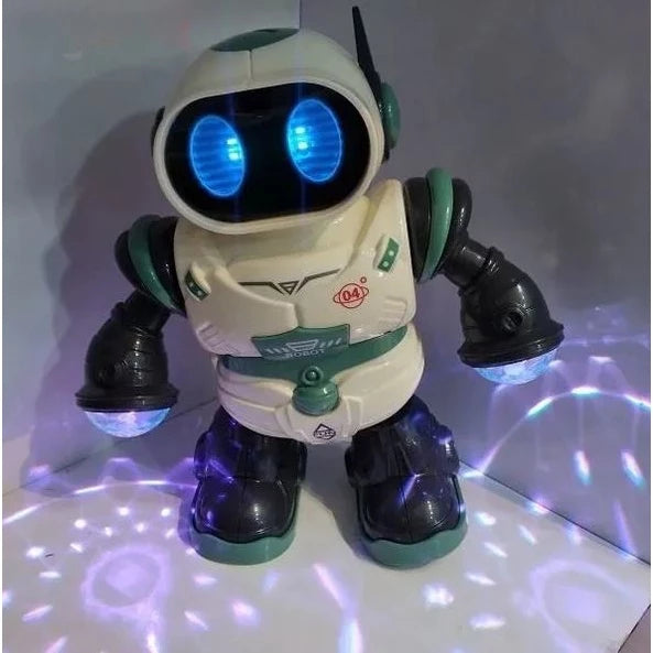 Brinquedo Infantil Robô dançante Com Som E Luz! shopee