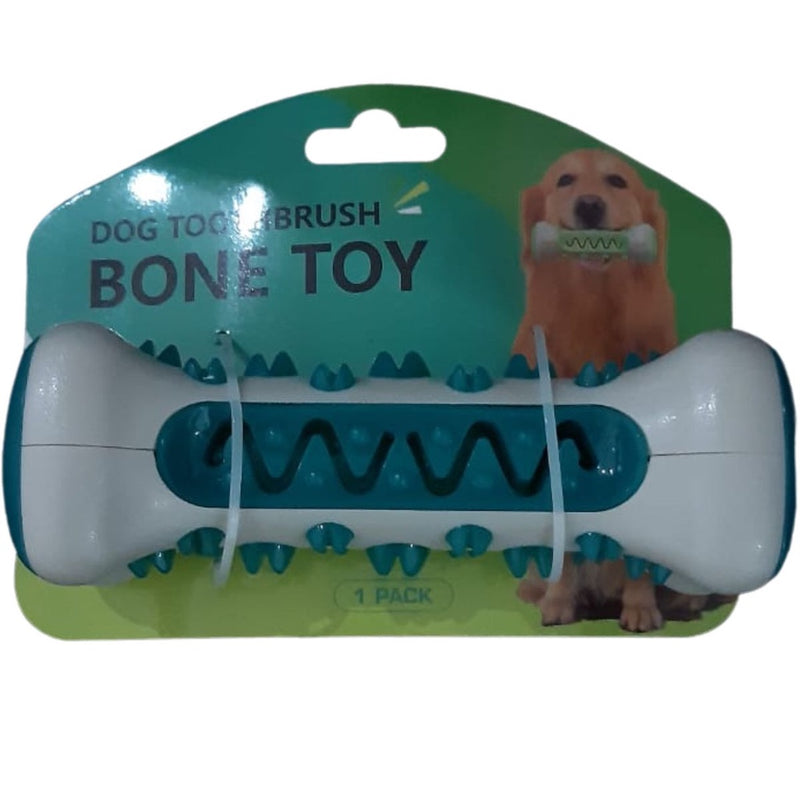 Brinquedo Pet 3x1 Mordedor Osso Massageador Gengiva Removedor Tártaros Escova de Dente Para Cachorro Cão Pets FAVariedades