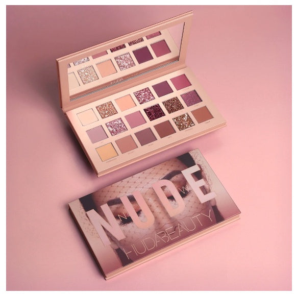 Paleta De Sombra Huda - New Nude Maquiagem Sombra 18 Cores Huda FAVariedades