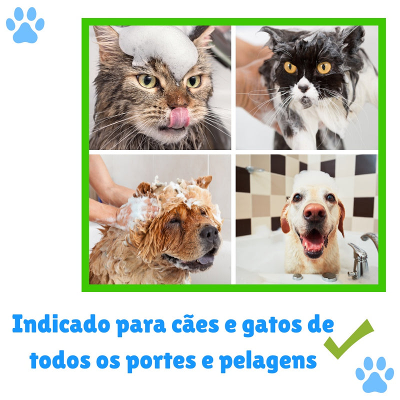 Shampoo e Condicionador para Cachorro e Gato Pet Clean - 700 ml FAVariedades