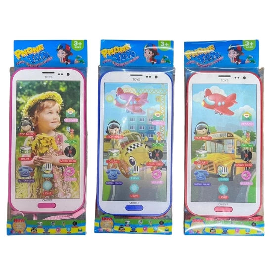 Brinquedo Infantil Celular Educativo 3D com Musicas shopee