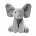 Elefante Brinquedos Will Cantar Com Música Capa Olhos Bebê Boneca Crianças Acompanhar Brinquedo De Pelúcia Peekaboo shopee