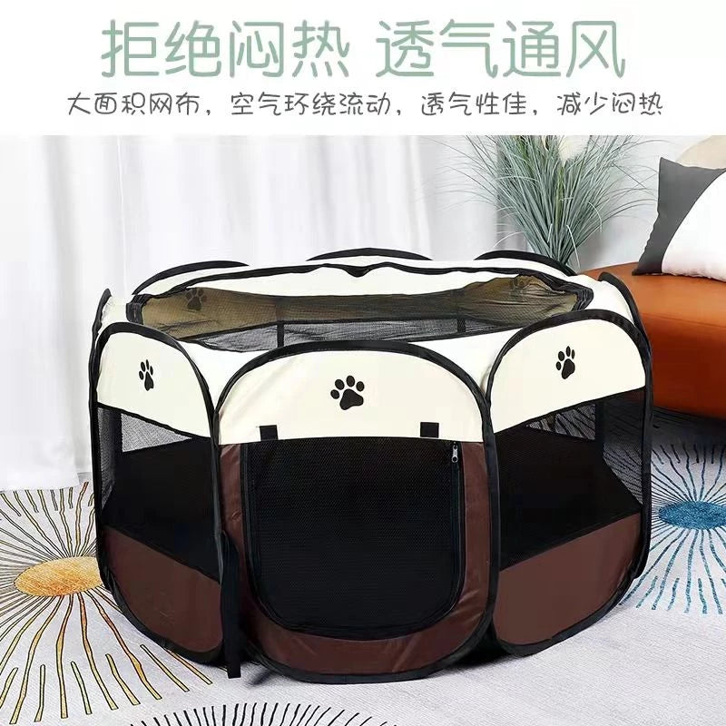 Casinha de cachorro grande para cachorros gatos pets roedores com zíper dobrável portátil. shopee