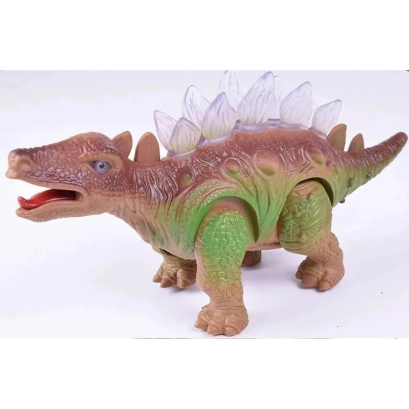 Brinquedo Dinossauro Estegossauro Anda com Luz e Som C/ Movimento - Promoção FAVariedades