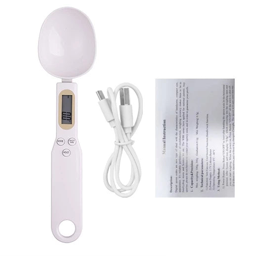 Colher De Medição Digital Precisa Chargeable 500g/0.1g Eletrônica shopee