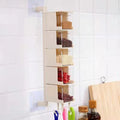 Temperos Condimentos Caixa Rotativa Titular Rotating Spice Rack Conjuntos Gadget De Cozinha Sal Shaker Açúcar Tigela Recipiente De Armazenamento De Plástico shopee