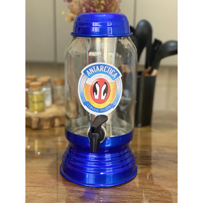 Chopeira Cervejeira vidro 3L dispenser para gelo FAVariedades