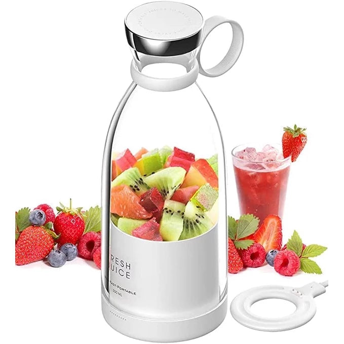 Garrafa Juicer Liquidificador Elétrico Portátil Recarregável COPO 350ml Mixer Shake Misturador - PRONTA ENTREGA shopee