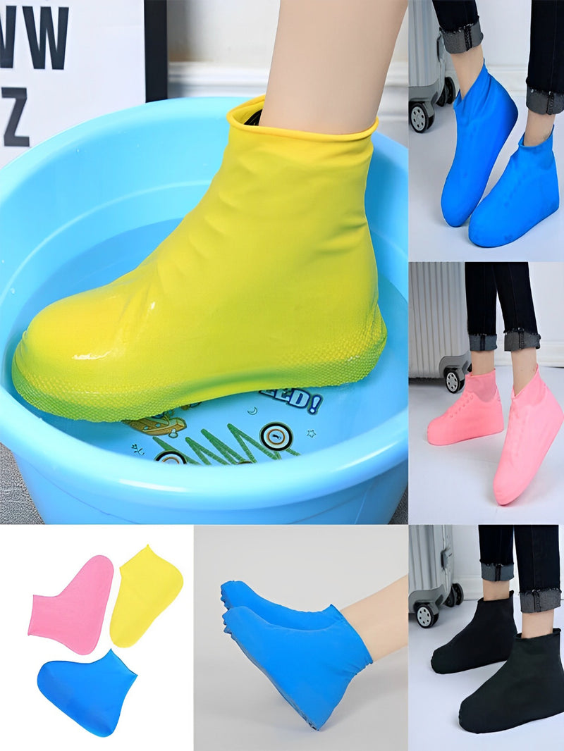 Protetor de Sapato Calçado Silicone Para Chuva Antiderrapante Capa Tênis Impermeável FAVariedades