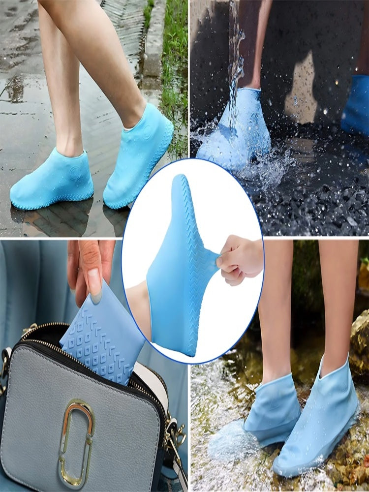 Protetor de Sapato Calçado Silicone Para Chuva Antiderrapante Capa Tênis Impermeável FAVariedades