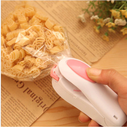 1 Máquina Portátil Seladora Plástico Para Cozinha Veda Comidas E Legumes Promoção shopee