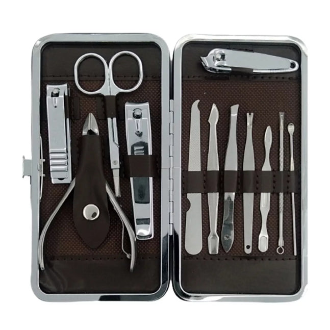 Kit Cortador De Unha Manicure Portatil Estojo Pinca Tesoura FAVariedades