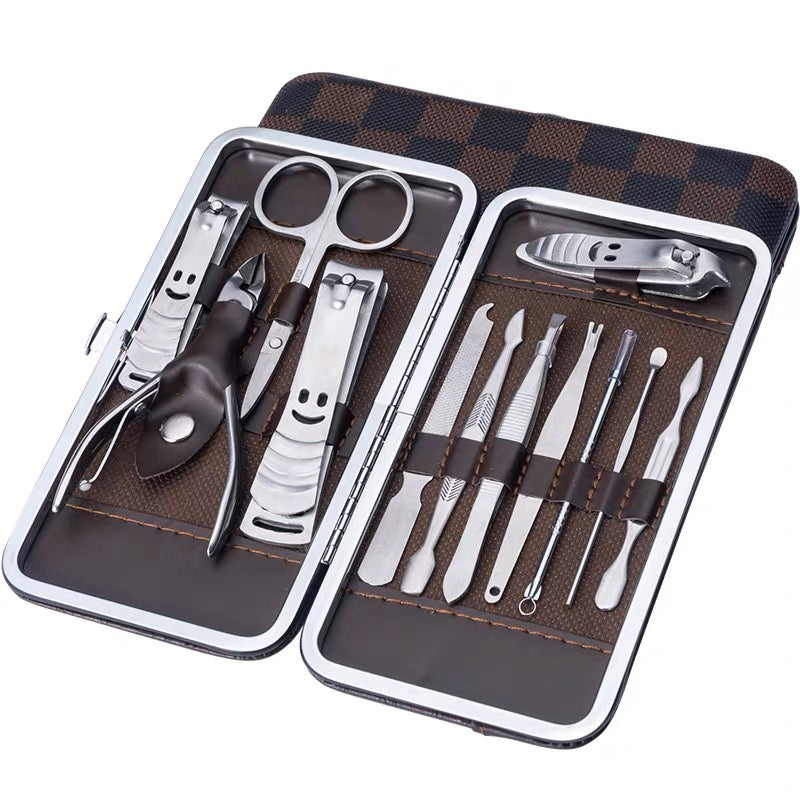 Kit Cortador De Unha Manicure Portatil Estojo Pinca Tesoura FAVariedades