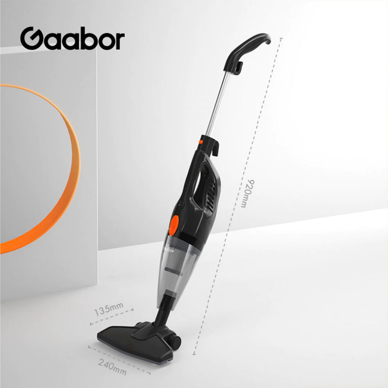 Aspirador de Pó Vertical Gaabor 2 em 1 Doméstico Leve Preto 16.000Pa Sucção Forte 127v/220V shopee