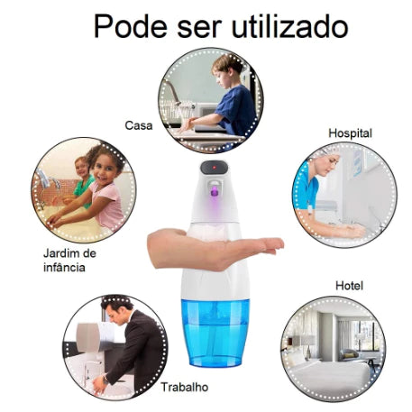 Dispenser Espuma Sabão Líquido, alcool  Automático Sensor shopee