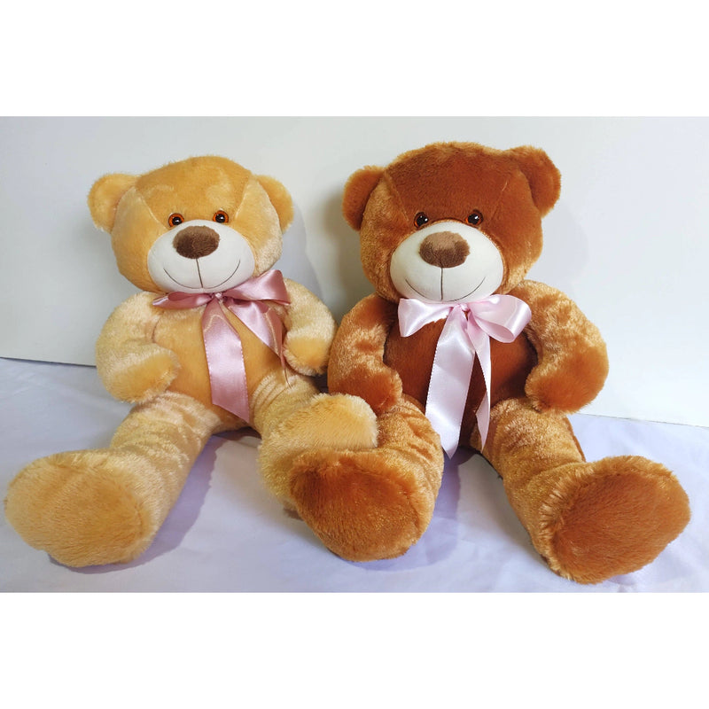 Urso de Pelúcia Teddy Macio Fofinho Antialérgico Grande 50 cm Sentado Várias Cores shopee