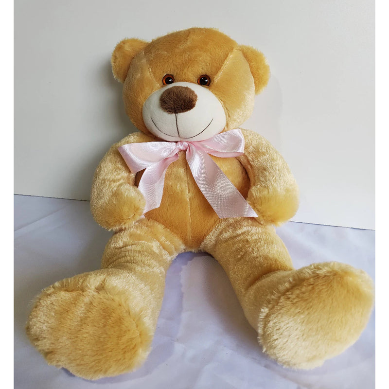 Urso de Pelúcia Teddy Macio Fofinho Antialérgico Grande 50 cm Sentado Várias Cores shopee