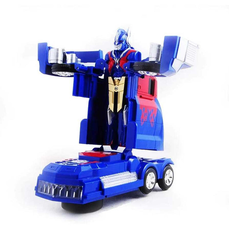 Caminhão Transformers Vira Robô Optimus Prime Luz Brinquedo FAVariedades