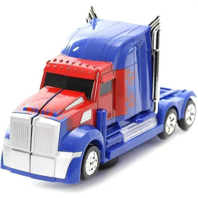 Caminhão Transformers Vira Robô Optimus Prime Luz Brinquedo FAVariedades