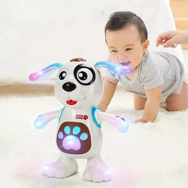 Brinquedo Cachorro Dançante Sons e Luzes divertido colorido som e luz shopee