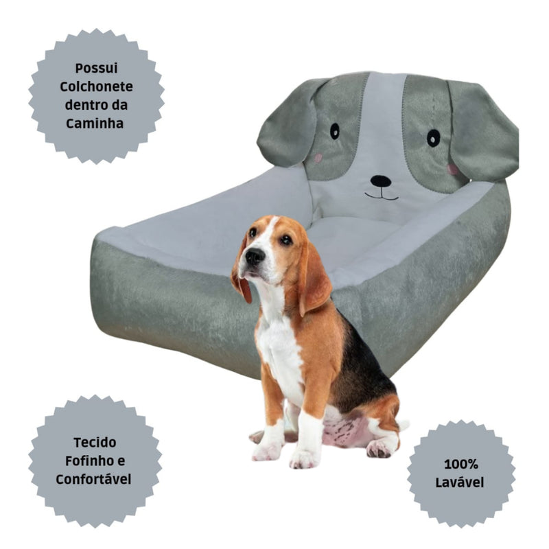 Cama Caminha Para Cachorro E Gato - Caminha Pet Com Cabeceira P FAVariedades