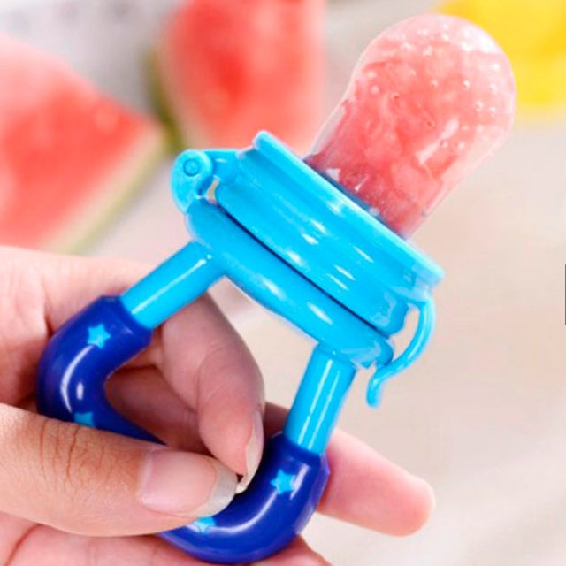 Chupeta Alimentadora de Silicone Mamadeira Fruta Vegetal Suco FAVariedades