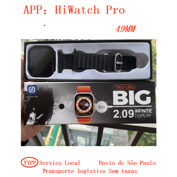 IWO 13 T900 Ultra t900 promax L KD99 X8 PRO MAX Smartwatch Série 8 Macho Fêmea Tela Inteira À Prova D'água Botão Rotativo Esportivo Bluetooth Chamada Digital FAVariedades