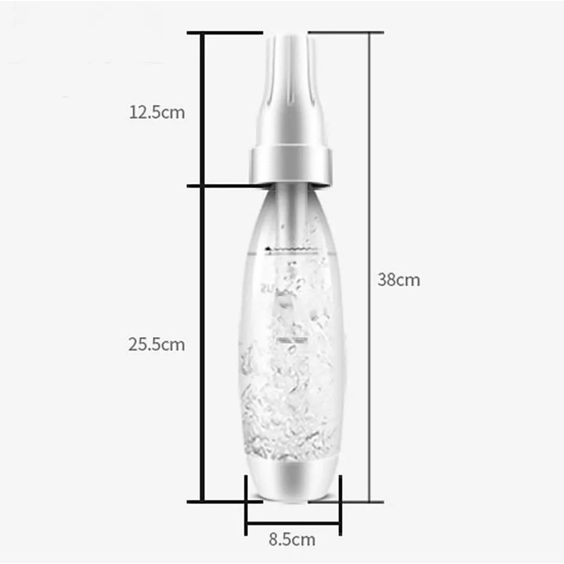 Máquina para Gaseificar Água Sodastream Bebida Refri Portatil 1 Litro FAVariedades