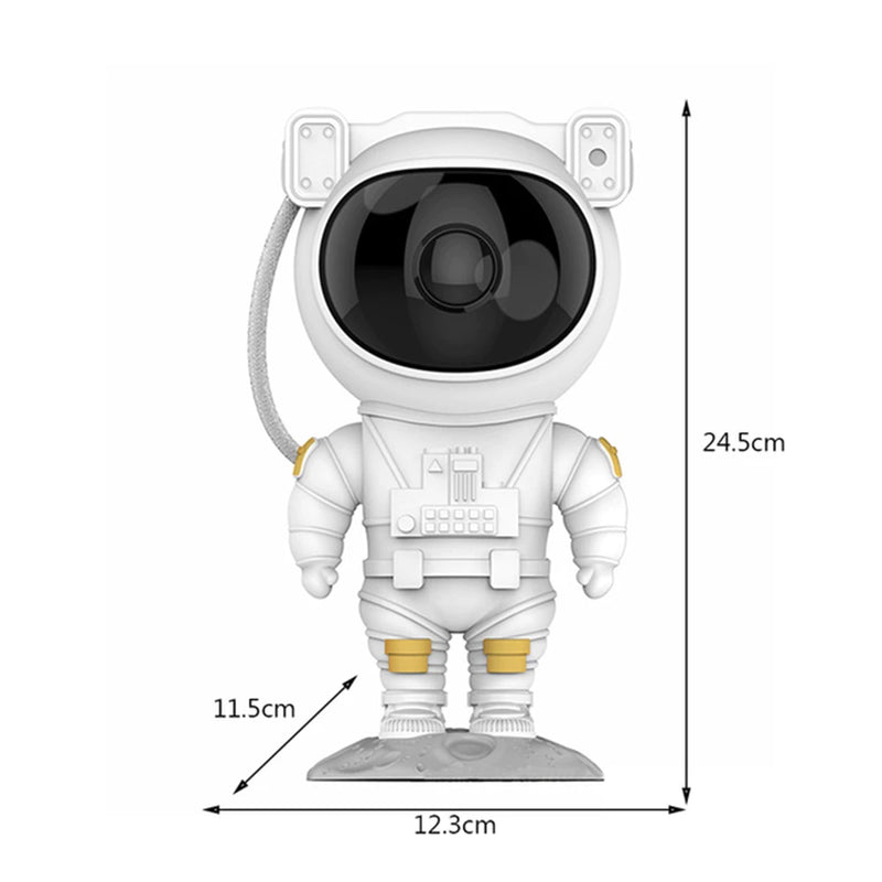 Astronauta Luminária Projetor De Luz Estrela Galáxia Nebulosa shopee