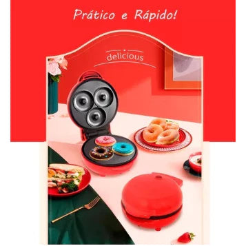 Máquina de Fazer Donuts Rosquinhas Confeitaria Culinária / Voltagem 110 volts shopee