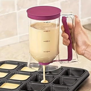 Dispenser Portatil Dosador Medidor De Massas para Cupcake Cookie Waffles Panquecas Bolo Separador de Massa FAVariedades