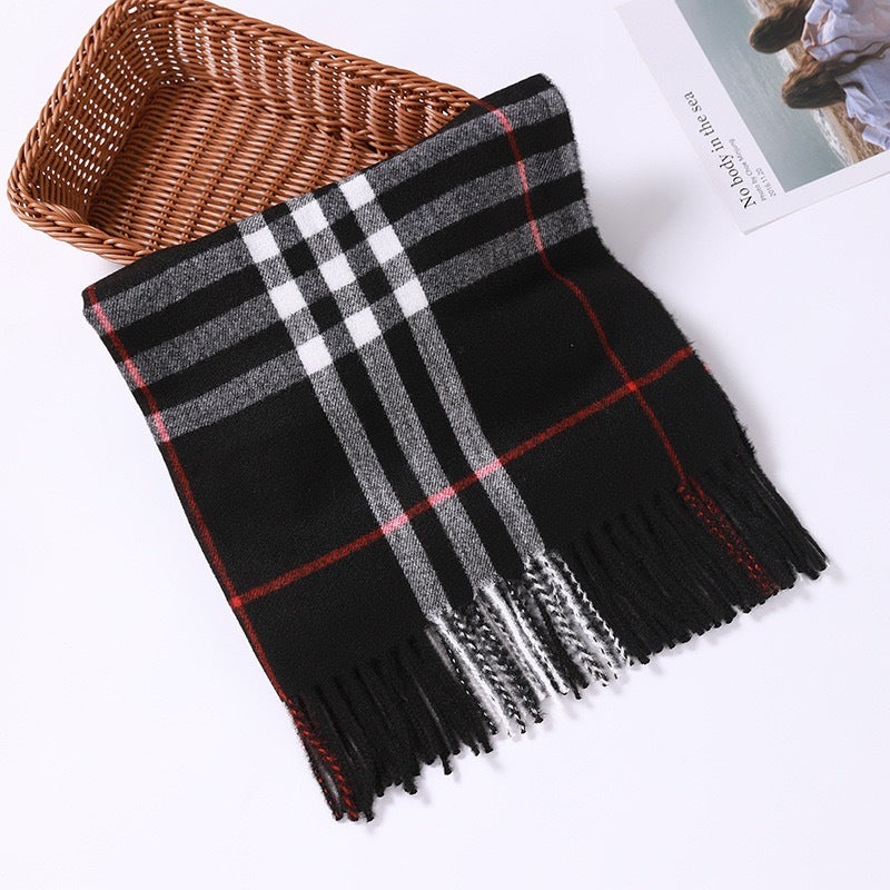 Cachecol Xadrez Feminino Lenço Pashmina Echarpe Masculino Unissex Para Frio Inverno FAVariedades