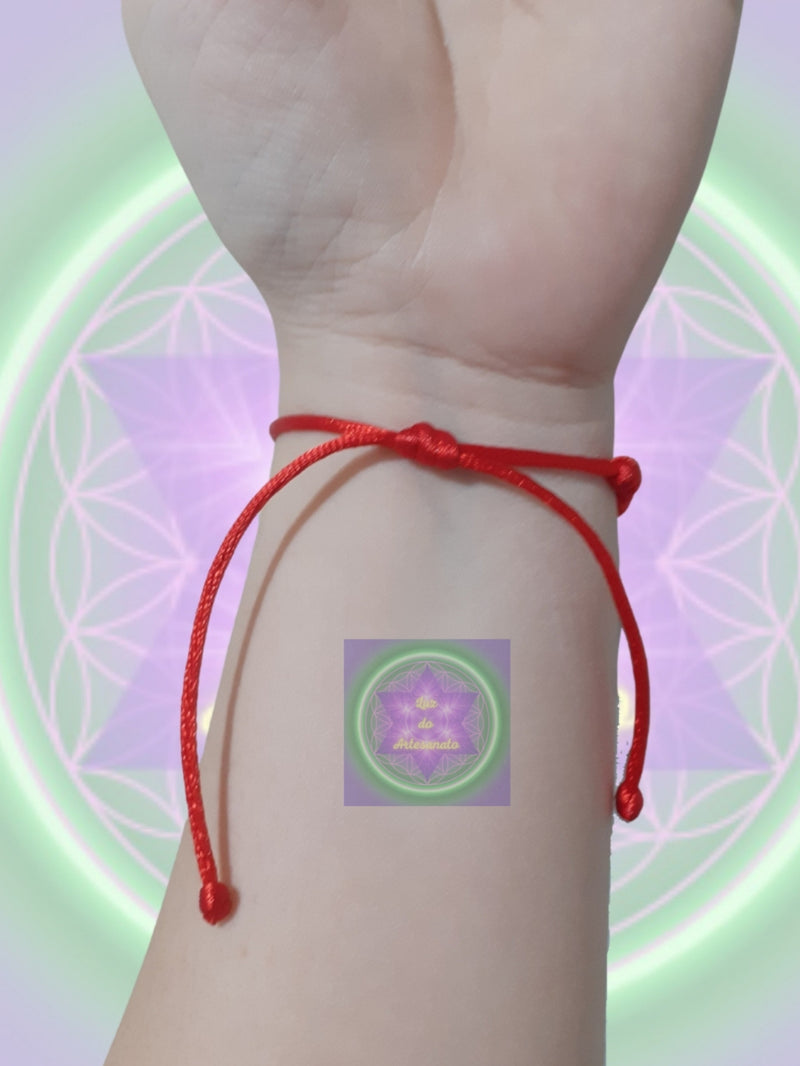 Kit 4 Pulseira Vermelha 7 Nós de Proteção - Kabbalah/ Cabala - Adulto Ajustável FAVariedades