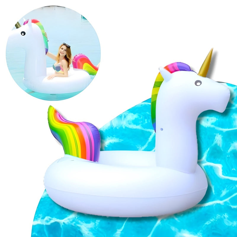 Boia de Unicórnio 90/120 CM Brinquedo Verão Piscina Parque aquático FAVariedades