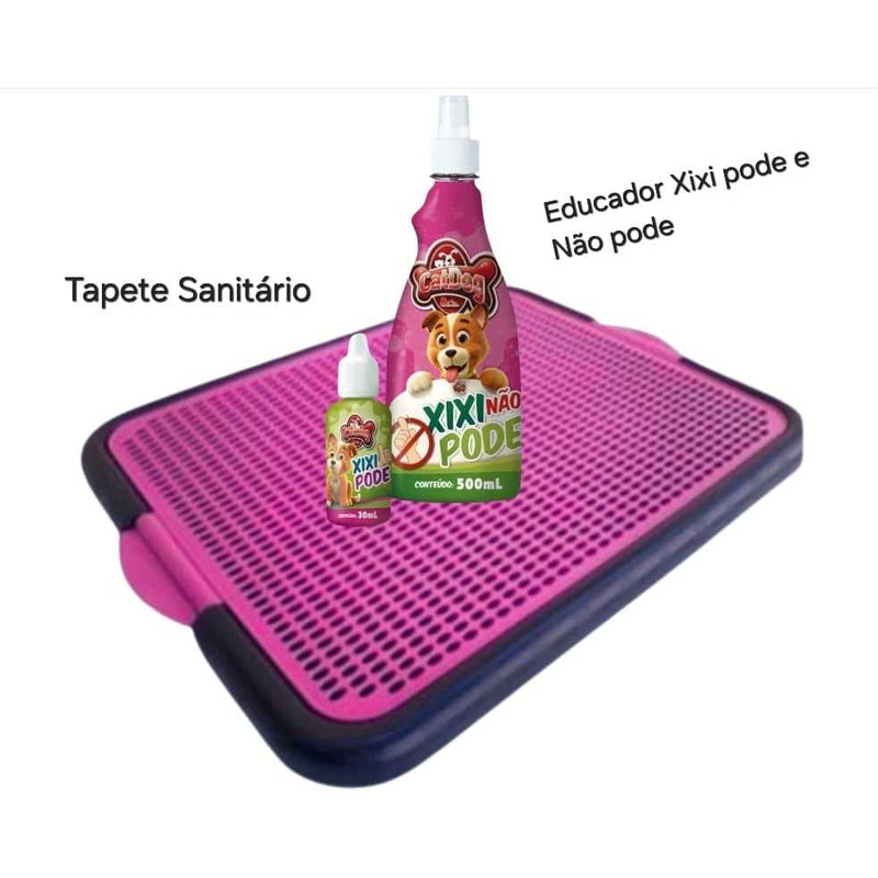 TAPETE SANITÁRIO + EDUCADOR ADESTRADOR XIXI PODE NÃO PODE FAVariedades