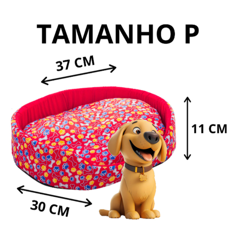 Cama Caminha Europa Pet Cachorro ou Gato Tamanho 1 PROMOÇÃO TECIDO GORGURINHO FAVariedades