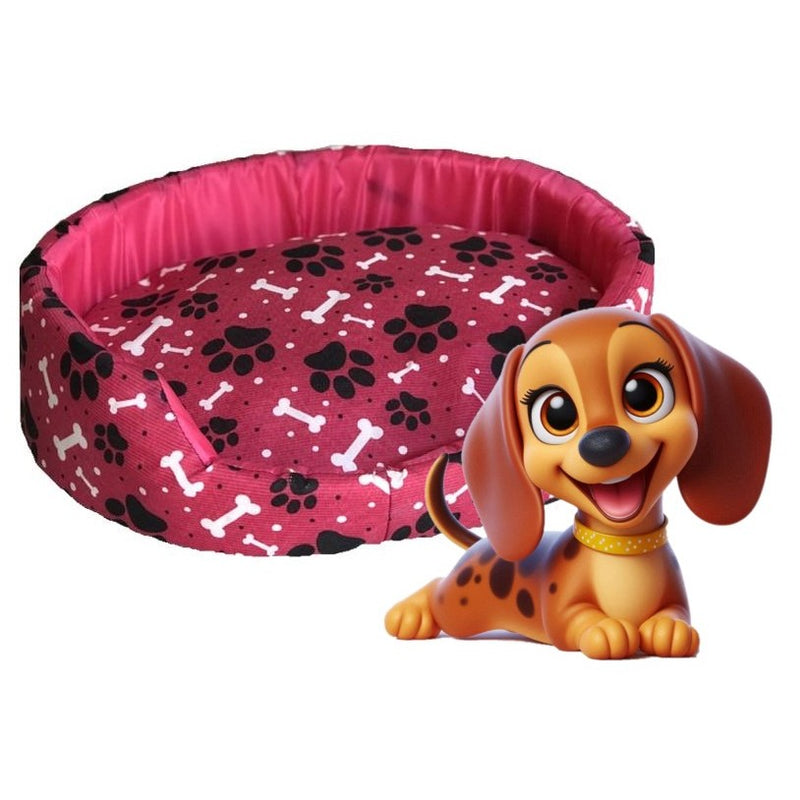 Cama Caminha Europa Pet Cachorro ou Gato Tamanho 1 PROMOÇÃO TECIDO GORGURINHO FAVariedades