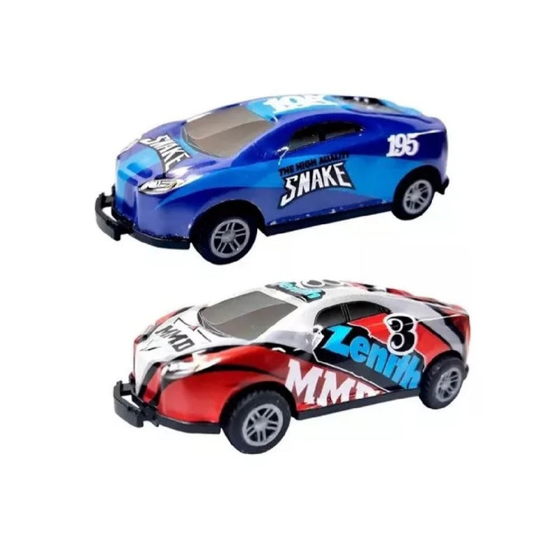 Brinquedo Carrinho Maluco Bate E Pula Kit Com 2un Crazy Cars FAVariedades