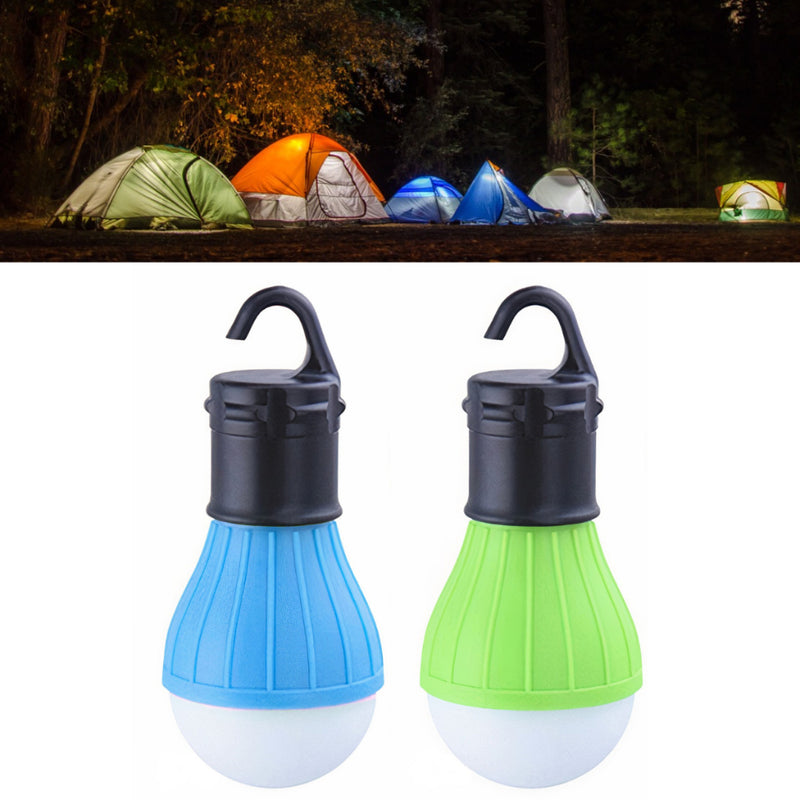 Kit 2 Super Lâmpada Camping Led Barraca Pesca Lanterna Portátil Com Gancho FAVariedades