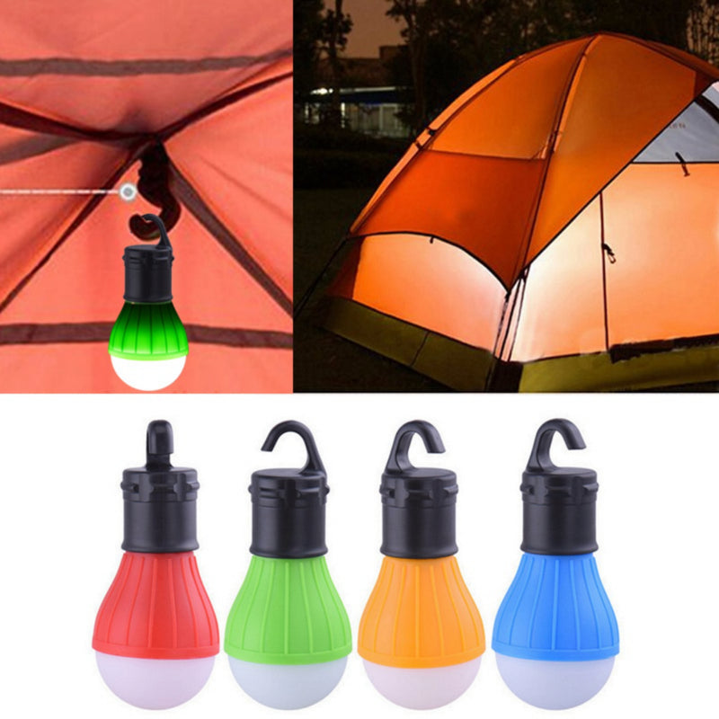 Kit 2 Super Lâmpada Camping Led Barraca Pesca Lanterna Portátil Com Gancho FAVariedades