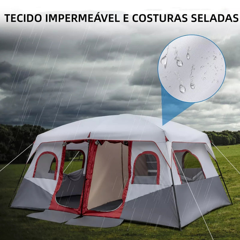 Barraca Familiar Grande Camping Acampamento 10 / 16 Pessoas FAVariedades